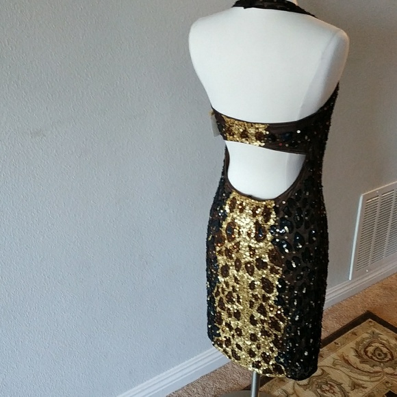 Tadashi sequin/beaded sz m dress NWT. - Picture 7 of 8